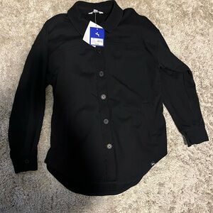 JoyLab Women's Black Button-Up Sweatshirt